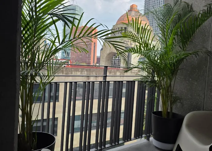 View Of The Monument, Terrace, Gym, Co-working Space Mexico City